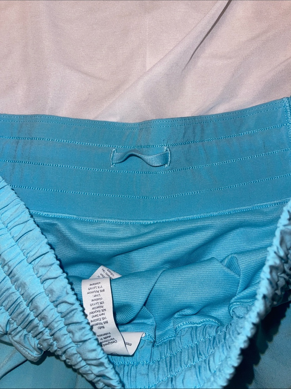 Lululemon- Light Blue Women's Athletic Running Shorts - Picture 5 of 6